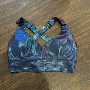BUFFBUNNY ALPHA holographic sports bra size MEDIUM